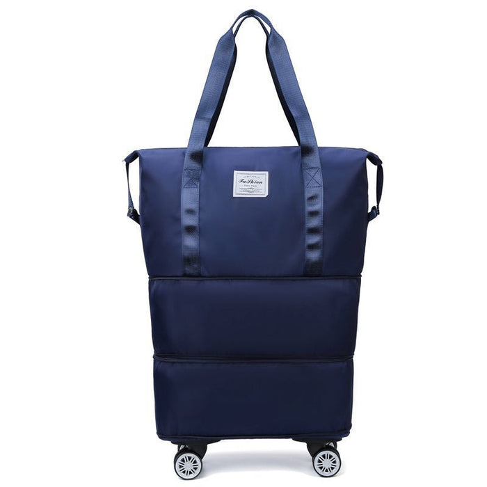 Travel Bag Expandable Large Capacity Hand Carry Luggage Trolley Water repellent Removable wheels