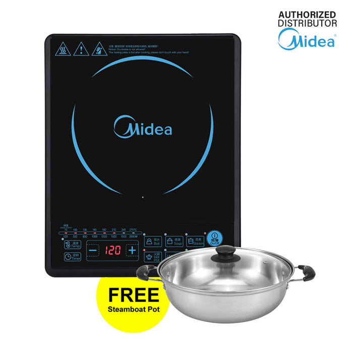 Midea Induction Cooker with FREE 28cm Pot MIC2233