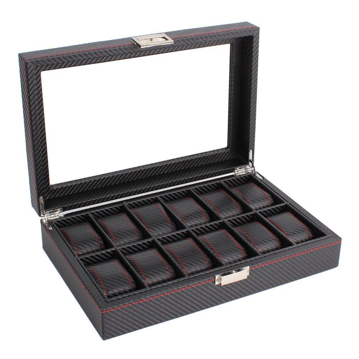 12 slots Watch Storage Box Display Case