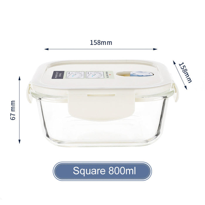 [Buy 6 Get 10% Off] Bento Glass Storage Container Box – Oven, Microwave & Freezer Safe