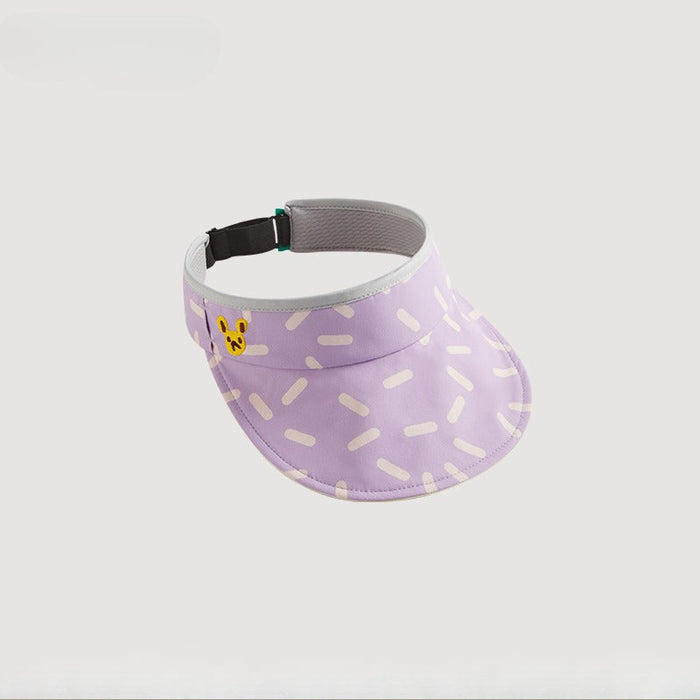 Hugz Kids Visor UPF50+ | Adjustable Sun Protection Cap for Boys & Girls | Outdoor Wide Brim Hat