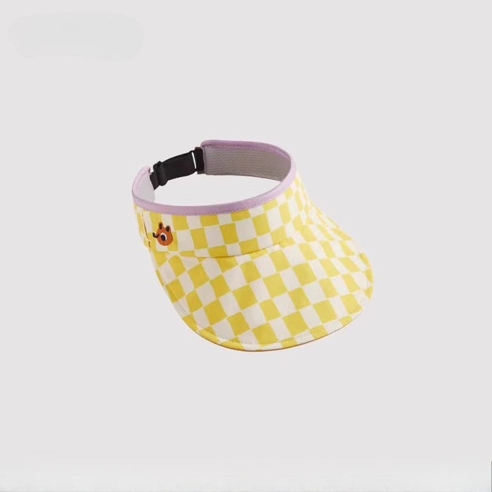 Hugz Kids Visor UPF50+ | Adjustable Sun Protection Cap for Boys & Girls | Outdoor Wide Brim Hat