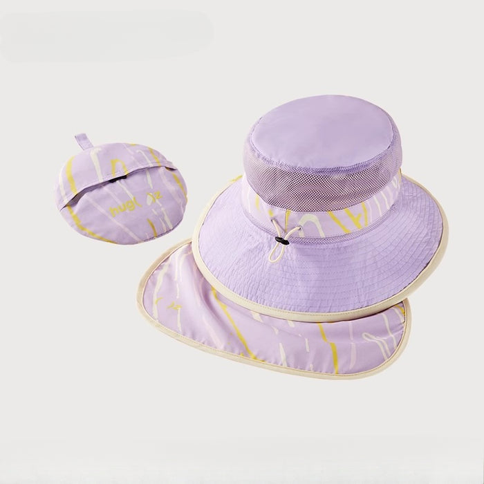 Hugz Kids Sunscreen Cap | Baby & Toddler Summer Cap | Lightweight UV Protection Wide Brim