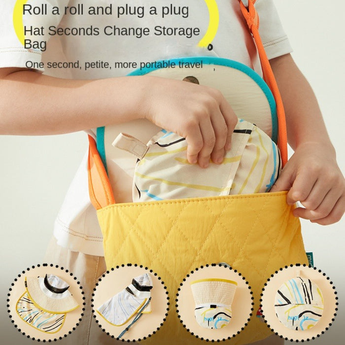 Hugz Kids Sunscreen Cap | Baby & Toddler Summer Cap | Lightweight UV Protection Wide Brim