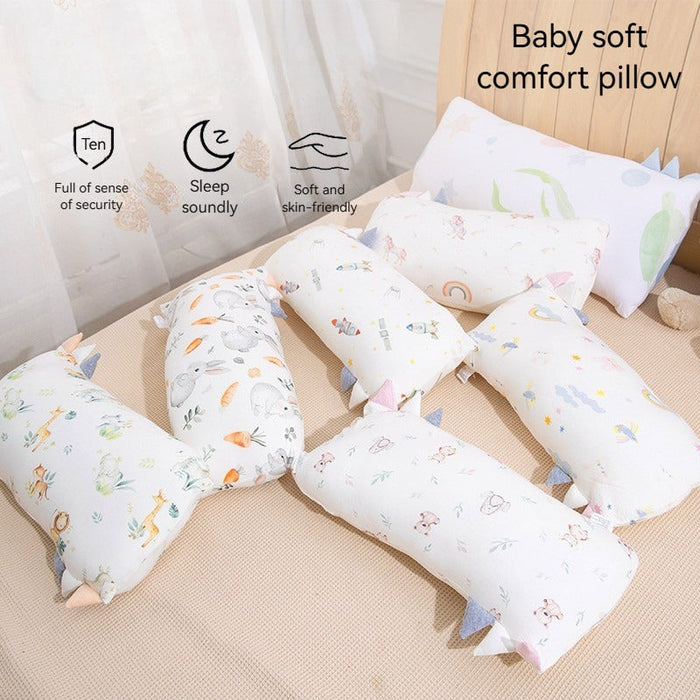 Soft & Safe Baby Comfort Pillow | Removable Pillowcase | Infant Head Support Pillow