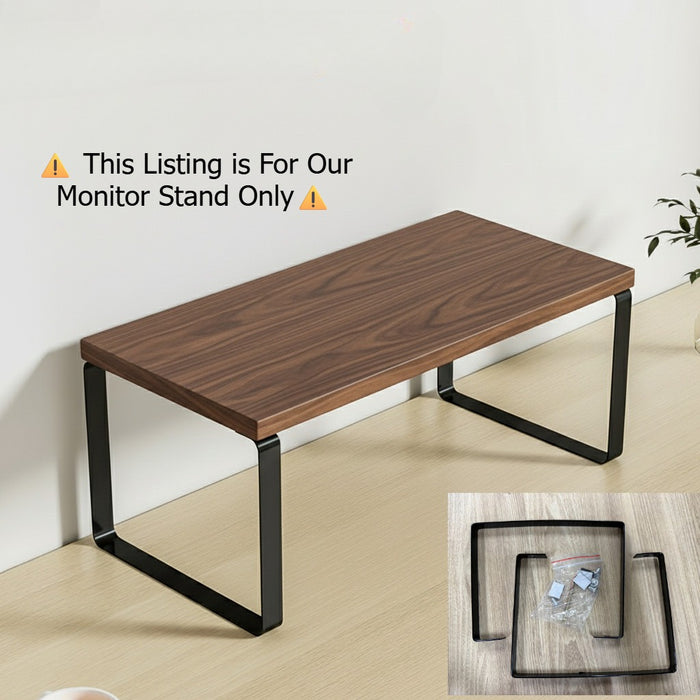 Metal Legs for Our Monitor Stand (8cm / 15cm) — Black & White (Only Legs)