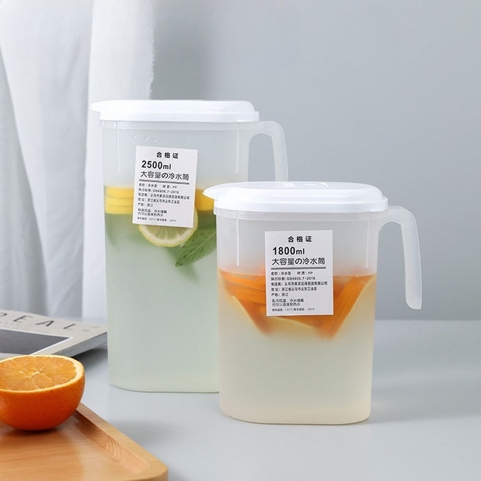 Cold Water Pitcher with Strainer Lid – 1800ml 2500ml Large Capacity Kitchen Water Jar