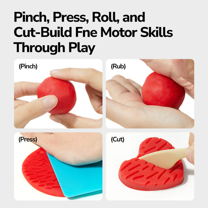 [Buy 4 for 8% off] Mideer Mellow Dough | Safe for Kids | Soft Texture | 6 or 12 Colors | Non-Toxic Play Dough