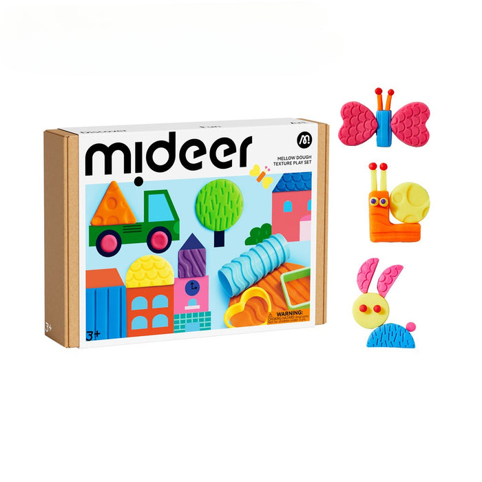 [Buy 4 for 8% off] Mideer Mellow Dough Texture Play Set ｜ Creative Texture Dough Kit (3Y+)
