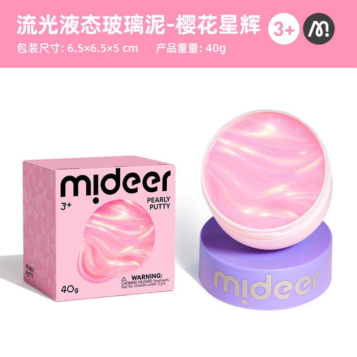 [Buy 4 for 8% off] Mideer Pearly Putty 40g - Shimmering, Non-Sticky Sensory Toy for Kids 3+