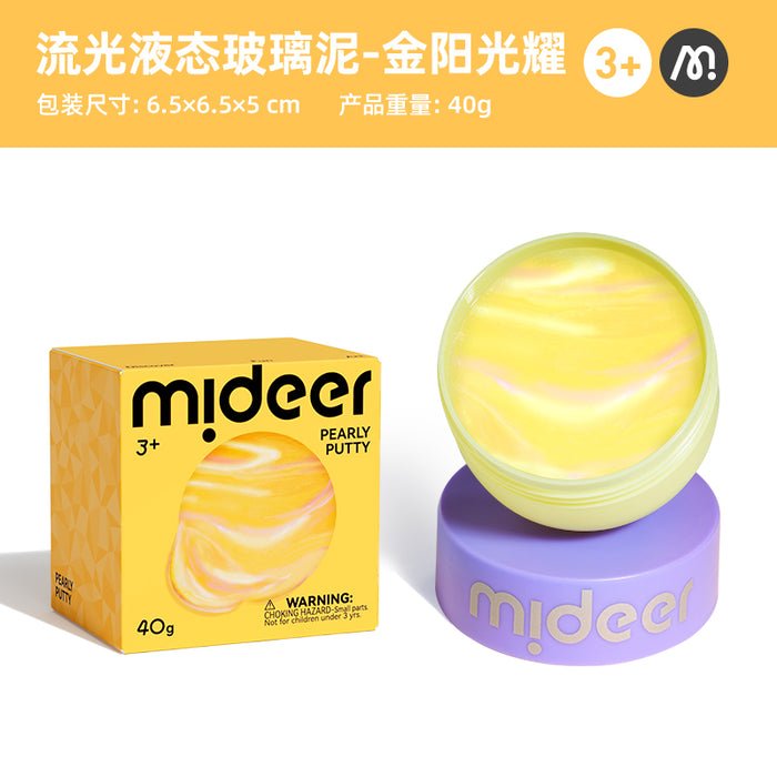 [Buy 4 for 8% off] Mideer Pearly Putty 40g - Shimmering, Non-Sticky Sensory Toy for Kids 3+