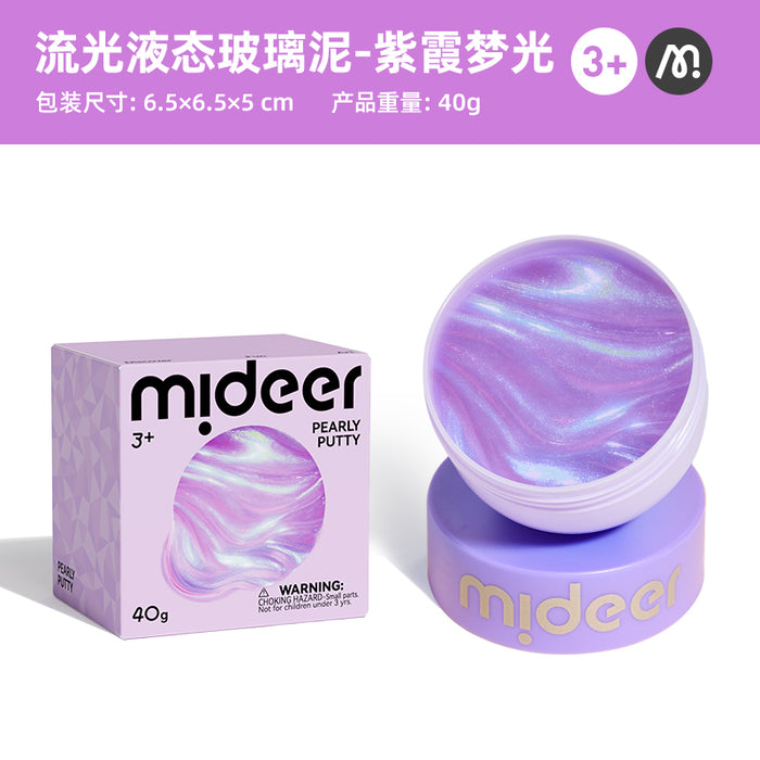 [Buy 4 for 8% off] Mideer Pearly Putty 40g - Shimmering, Non-Sticky Sensory Toy for Kids 3+