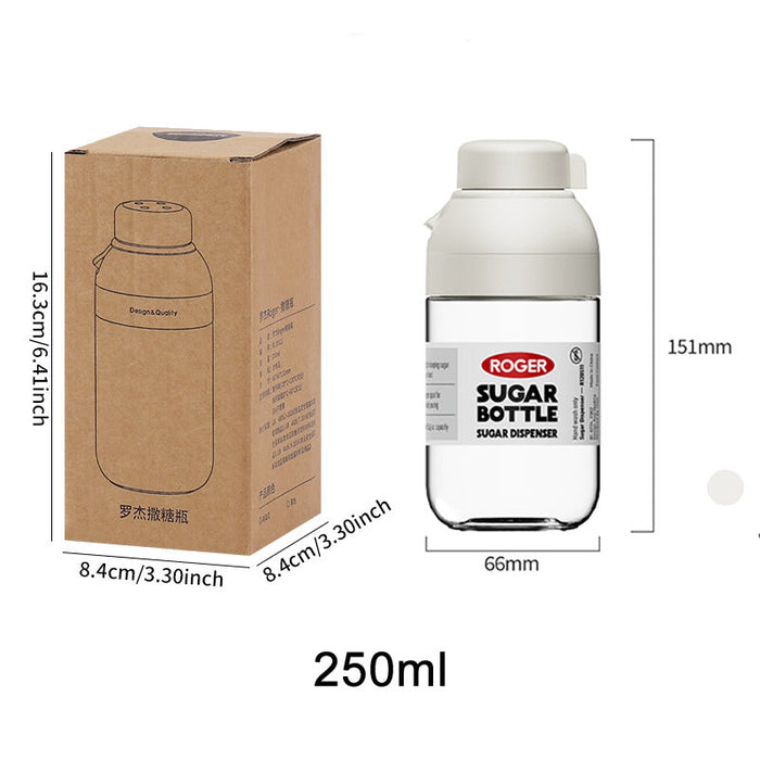 Condiment Bottle | Oil Glass Storage | Kitchen Seasoning Container With Spoon