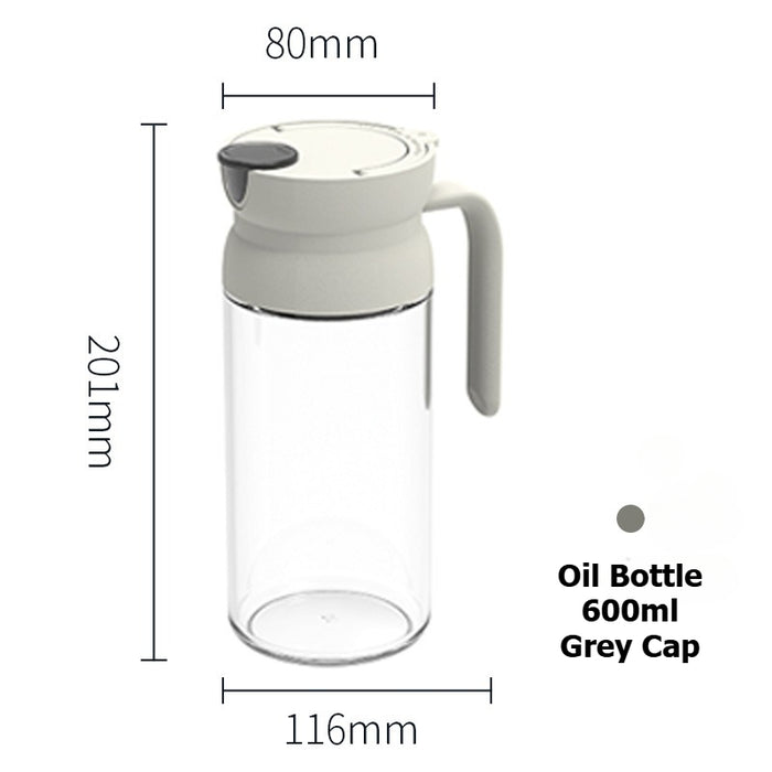 Condiment Bottle | Oil Glass Storage | Kitchen Seasoning Container With Spoon