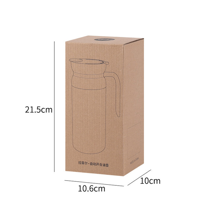 Condiment Bottle | Oil Glass Storage | Kitchen Seasoning Container With Spoon