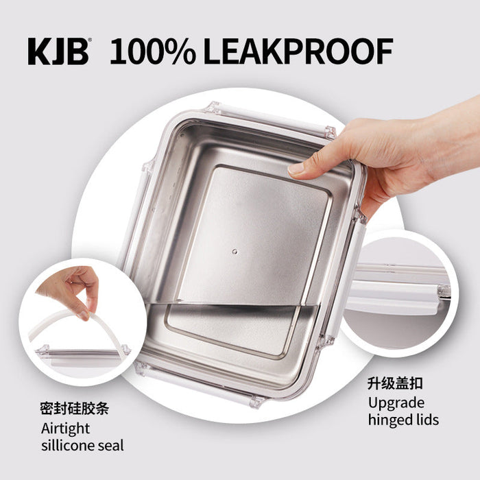 [Buy 3 for 10% Off] Premium Stainless Steel Food Storage Containers – Leakproof, Fridge, Microwave & Dishwasher Safe – 4 Sizes