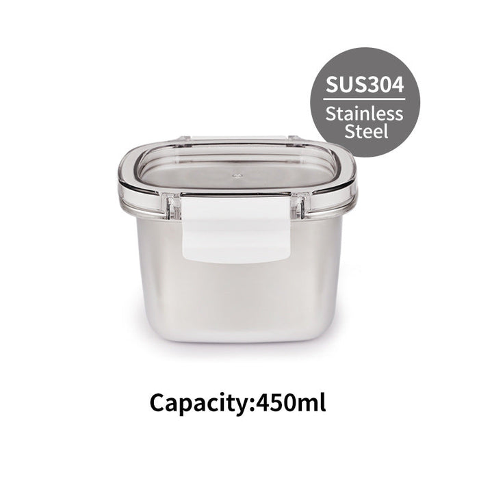 [Buy 3 for 10% Off] Premium Stainless Steel Food Storage Containers – Leakproof, Fridge, Microwave & Dishwasher Safe – 4 Sizes