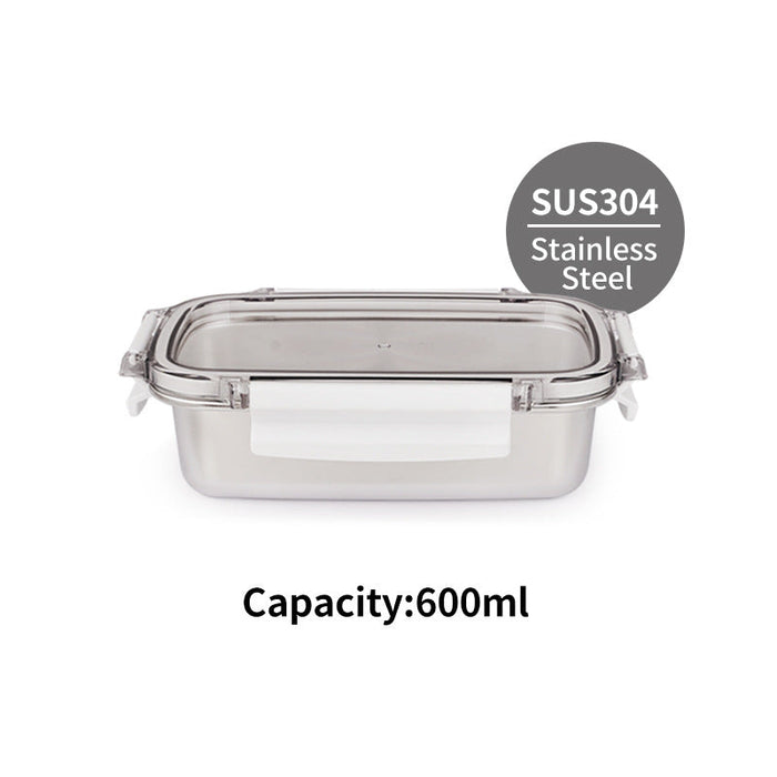 [Buy 3 for 10% Off] Premium Stainless Steel Food Storage Containers – Leakproof, Fridge, Microwave & Dishwasher Safe – 4 Sizes