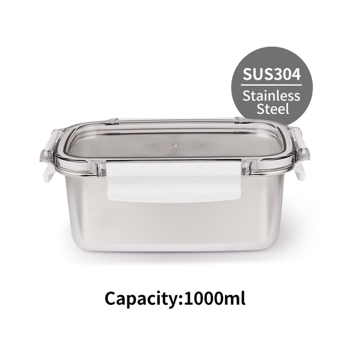 [Buy 3 for 10% Off] Premium Stainless Steel Food Storage Containers – Leakproof, Fridge, Microwave & Dishwasher Safe – 4 Sizes