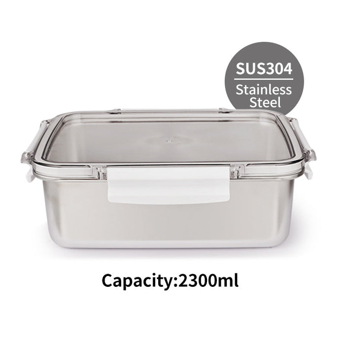 [Buy 3 for 10% Off] Premium Stainless Steel Food Storage Containers – Leakproof, Fridge, Microwave & Dishwasher Safe – 4 Sizes