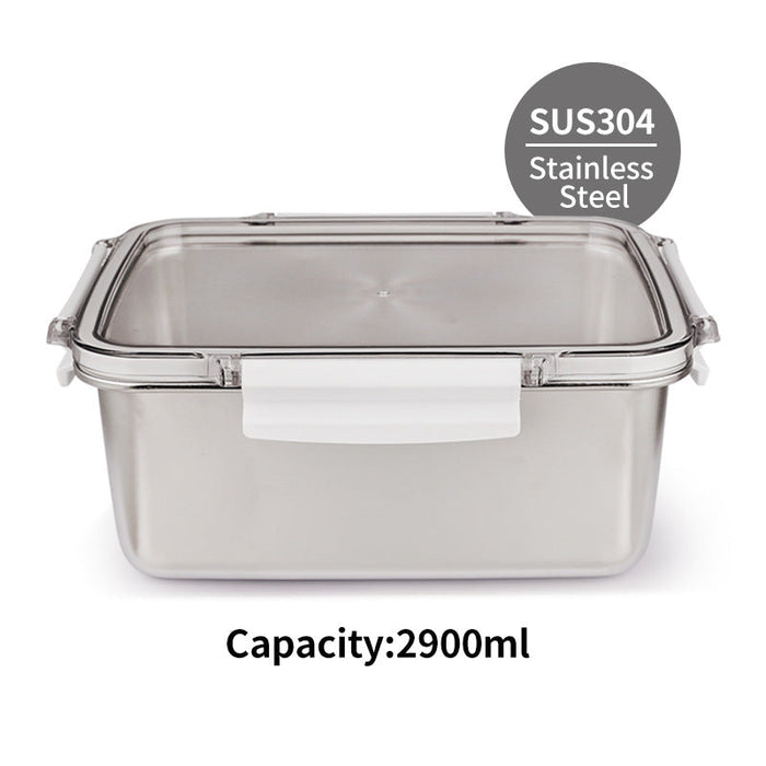 [Buy 3 for 10% Off] Premium Stainless Steel Food Storage Containers – Leakproof, Fridge, Microwave & Dishwasher Safe – 4 Sizes