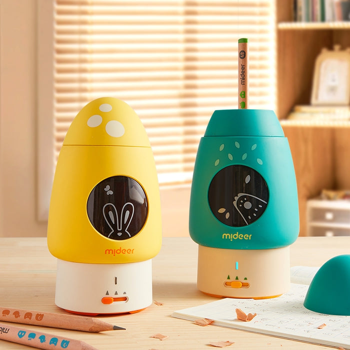 Mideer Automatic Mushroom Pencil Sharpener - Rechargeable & Effortless