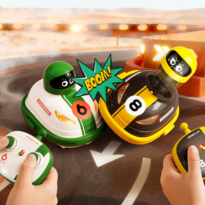 [Buy 4 get 8%] [Preorder 20 days] Mideer Dual RC Crash Cars – 2-Player Battle Bumper Cars with Independent Signal 360° Drive & Thick Shell | Age 6+