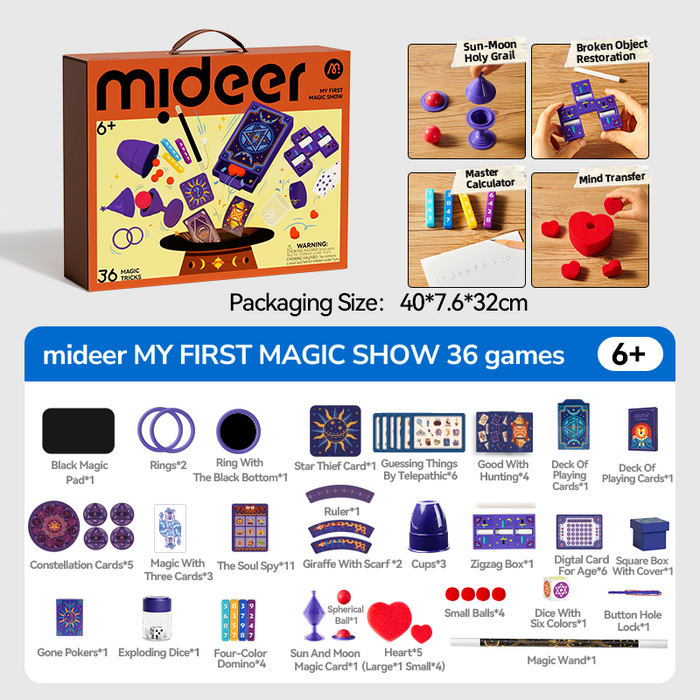 [Buy 4 for 8% off] MiDeer My First Magic Show, Awarded for BRAIN TOY  by Academy's Choice
