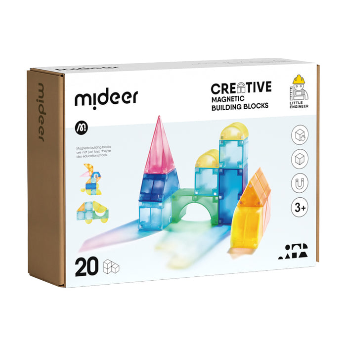 [Buy 4 for 8% off] Mideer Magnetic Tangram Toy Stacking Building Magnet Blocks Available in various size Best Gifts