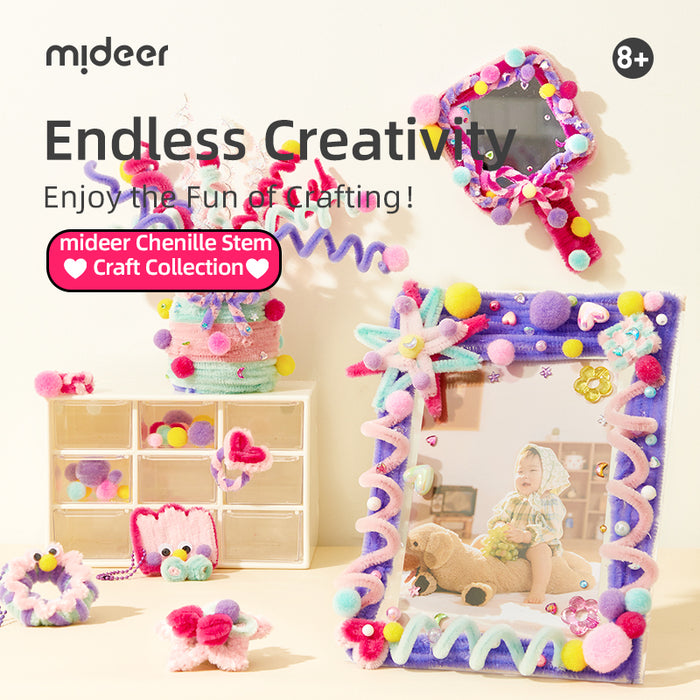 [Buy 4 for 8% off] Mideer DIY Twist Stick Jewelry Kit – Creative Craft Set for Kids (8+)