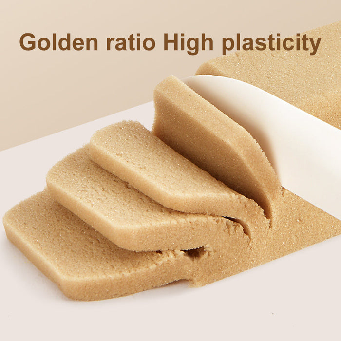 [Buy 4 for 8% off] MiDeer Magic Sand Play Set 2 Kg Sand With 25 Accessory, Sensory Play, Add on Engineering Vehical Bulldozer and Excavator