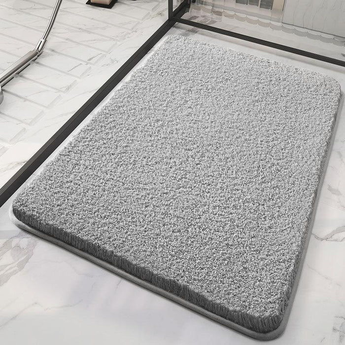 [Standard Size 60x40CM] Bathroom Floor Mat Water Absorbent Carpet Cotton Non-Slip Door Mats Bedroom Floor Home Bath Rugs