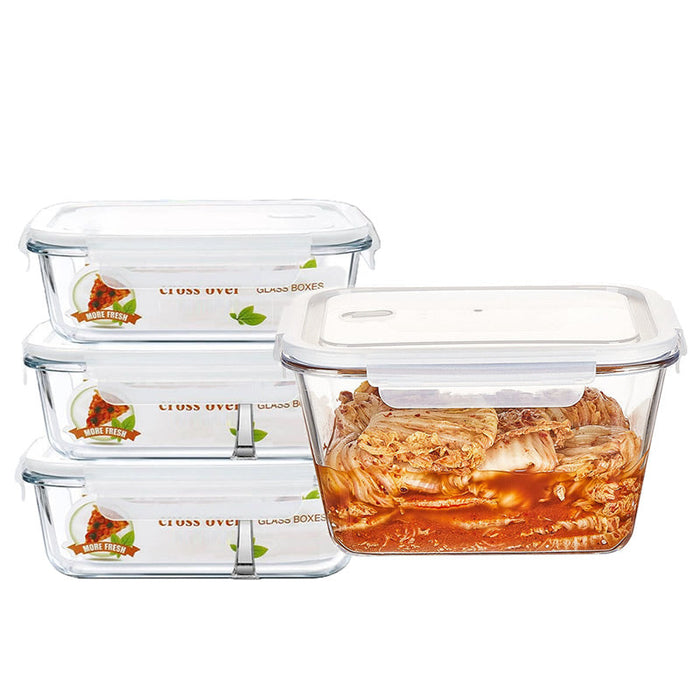 [Buy 6 Get 10% Off] Glass Food Container Freezer-to-Oven Safe Air tight Storage available in varies sizes