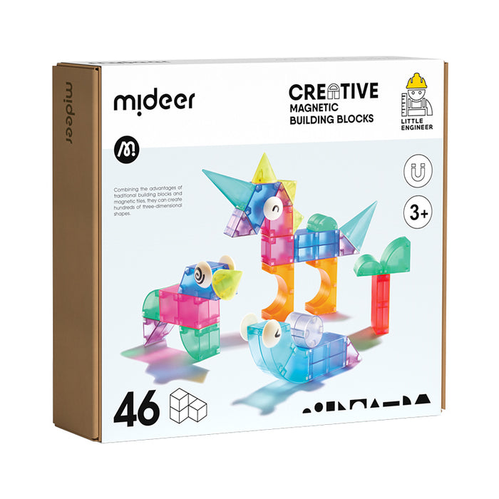 [Buy 4 for 8% off] Mideer Magnetic Tangram Toy Stacking Building Magnet Blocks Available in various size Best Gifts