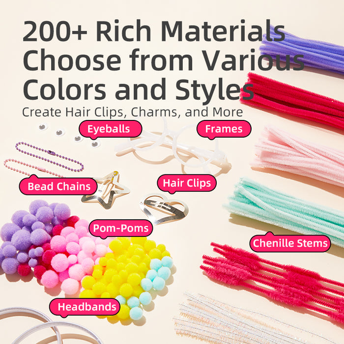 [Buy 4 for 8% off] Mideer DIY Twist Stick Jewelry Kit – Creative Craft Set for Kids (8+)