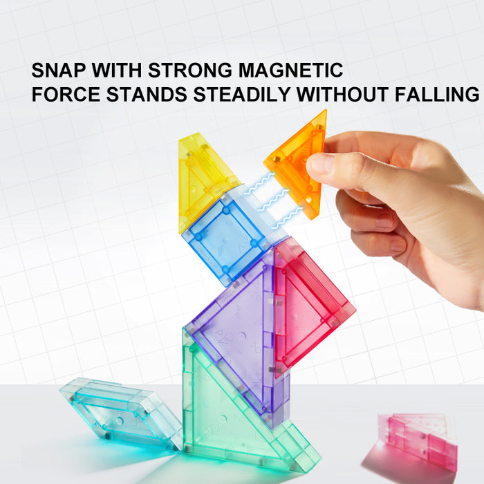 [Buy 4 for 8% off] Mideer Magnetic Tangram Toy Stacking Building Magnet Blocks Available in various size Best Gifts