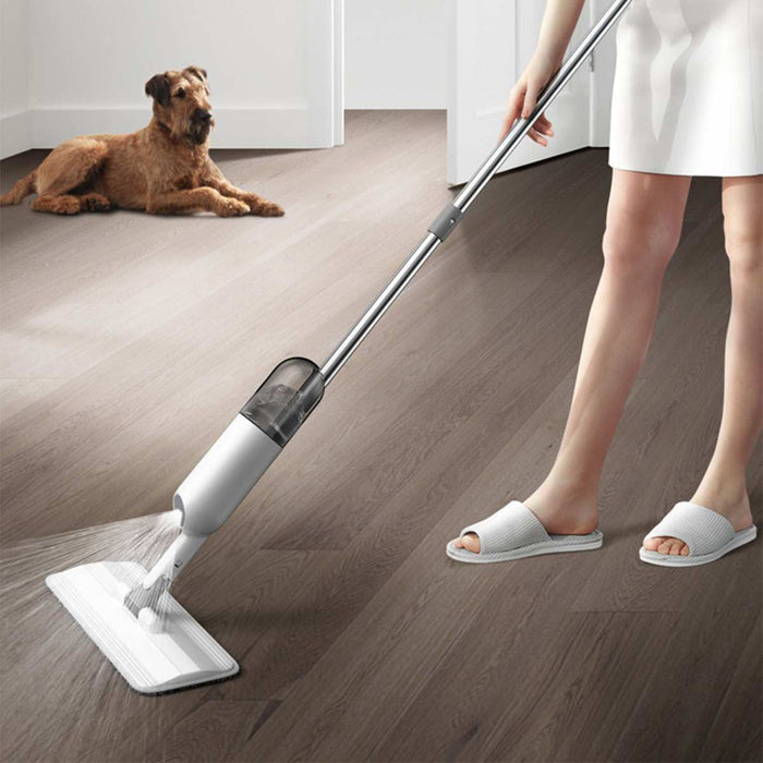 Clearance Sales! Water Spray Mop with Reusable Microfiber Pads 360 Degree Handle Mop for Home