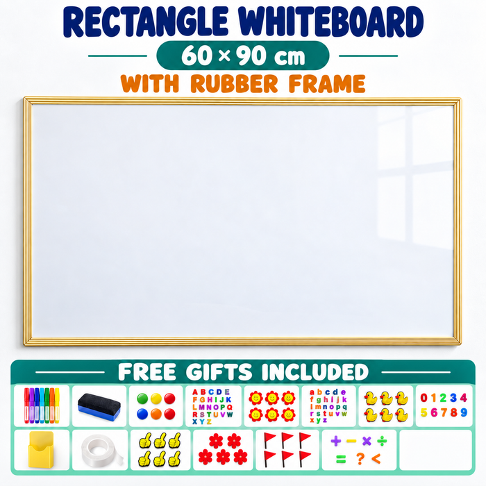 Removable Magnetic Wall Whiteboard Sticker Cloud Or Rectangle Designs