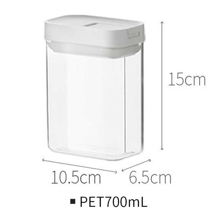 PET Premium Air-tight Storage Container BPA-Free Food Grade 100% Recyclable Durable Tough Drop Resistant