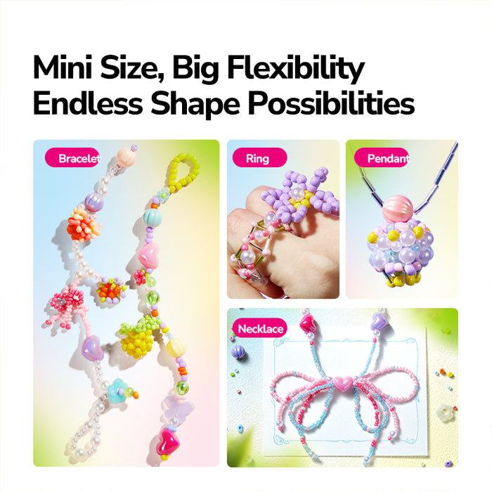 [Buy 4 for 8% off] Mideer Creative Bead Jewelry Box (1700+ pcs) – DIY Bracelet & Necklace Kit for Kids 8+