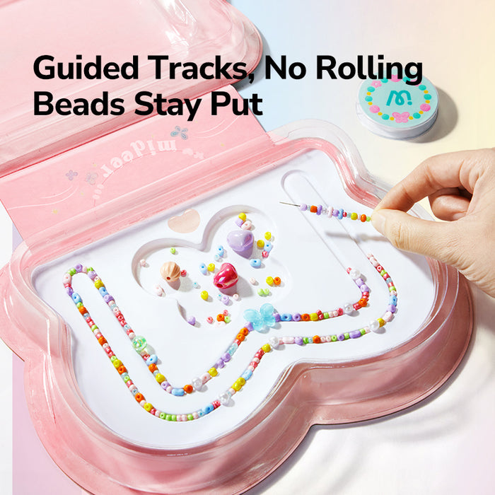 [Buy 4 for 8% off] Mideer Creative Bead Jewelry Box (1700+ pcs) – DIY Bracelet & Necklace Kit for Kids 8+