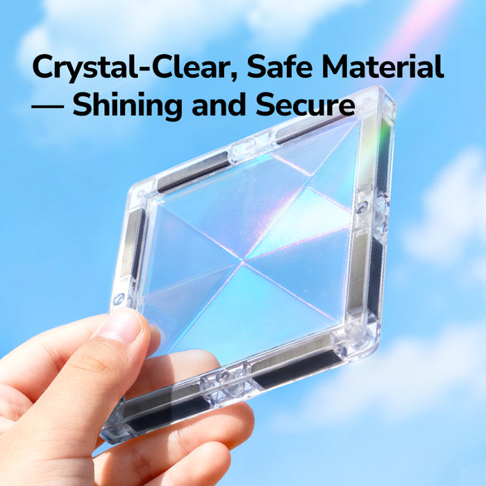 [Buy 4 for 8% off] Mideer Crystal-Cut Transparent Magnetic Tiles (50 pcs) – 3+