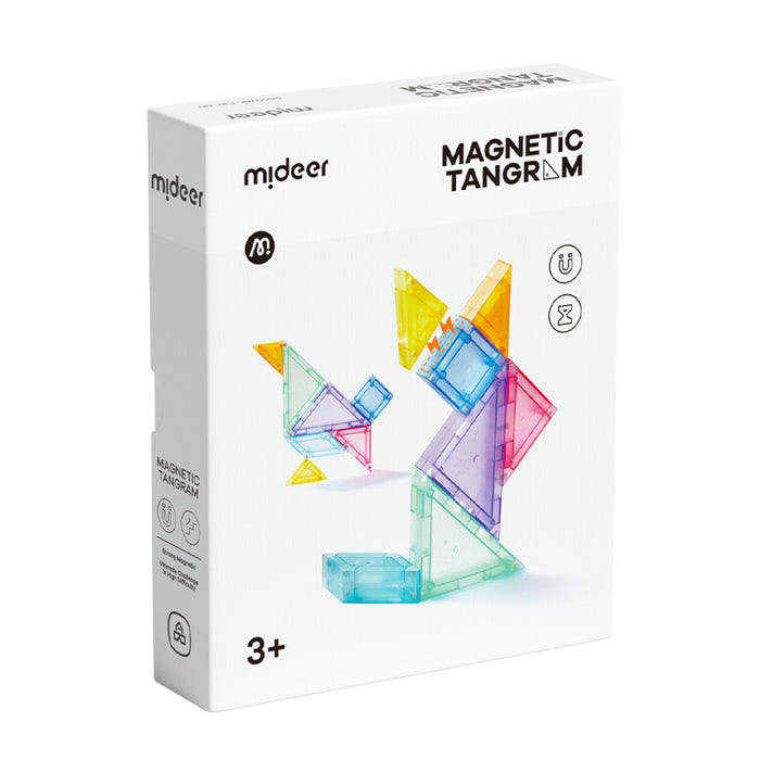 [Buy 4 for 8% off] Mideer Magnetic Tangram Toy Stacking Building Magnet Blocks Available in various size Best Gifts