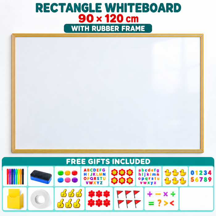 Removable Magnetic Wall Whiteboard Sticker Cloud Or Rectangle Designs