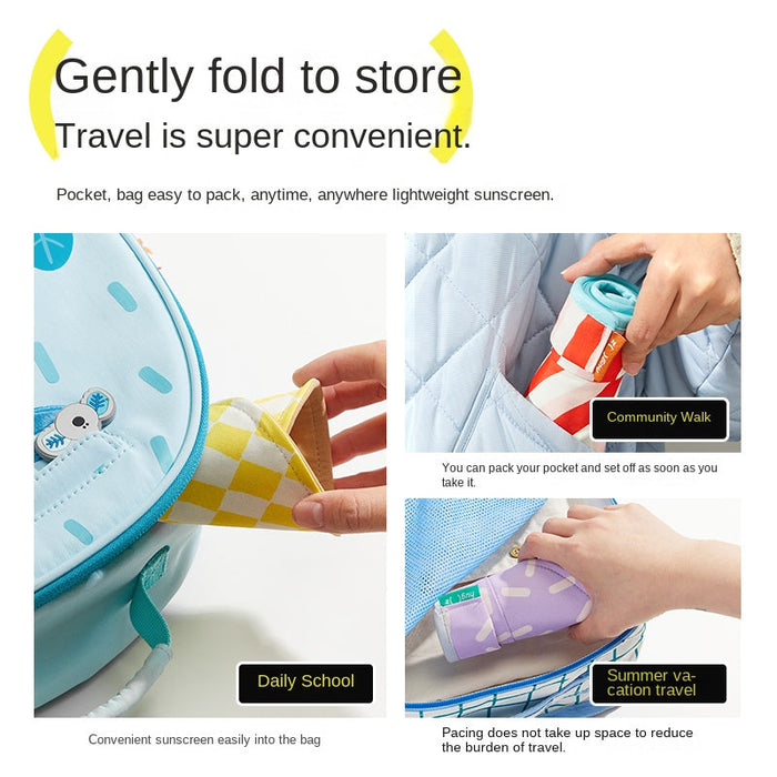 Hugz Kids Visor UPF50+ | Adjustable Sun Protection Cap for Boys & Girls | Outdoor Wide Brim Hat