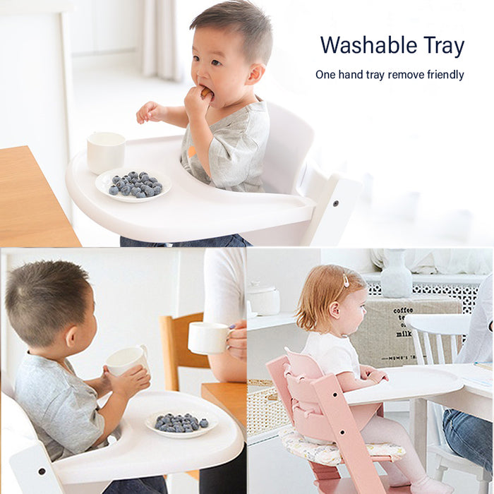 Scandi Wooden Children High Chair Accessories - Feeding TABLE, FOOD TRAY