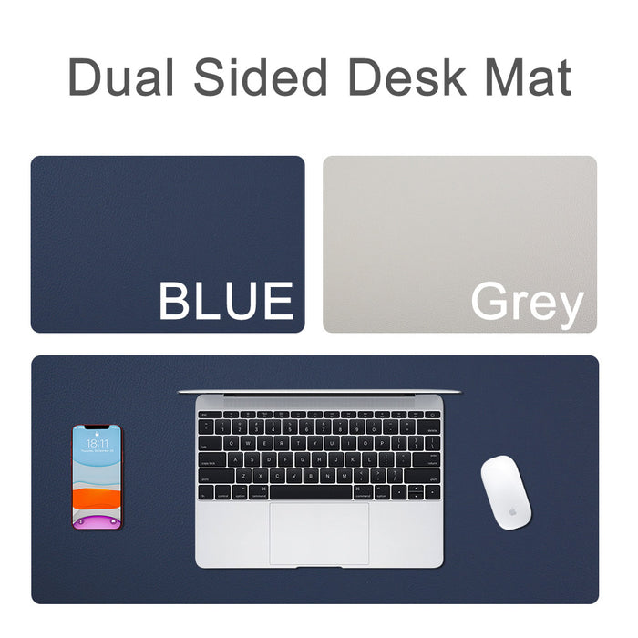 PVC Surface Desk Mat Mousepad/ Multi Use Pad for Accessories Lining Gamers Gaming Mouse and Keyboard Double-Sided
