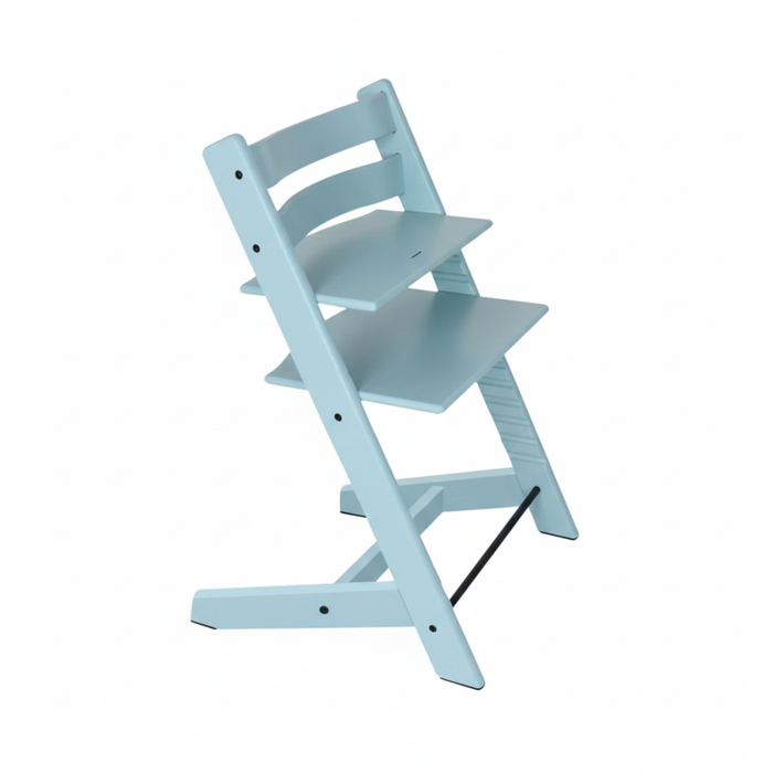 Scandi Wooden Children High Chair Interchangeable Grow with Kids Highchair Beech/Birch Wood