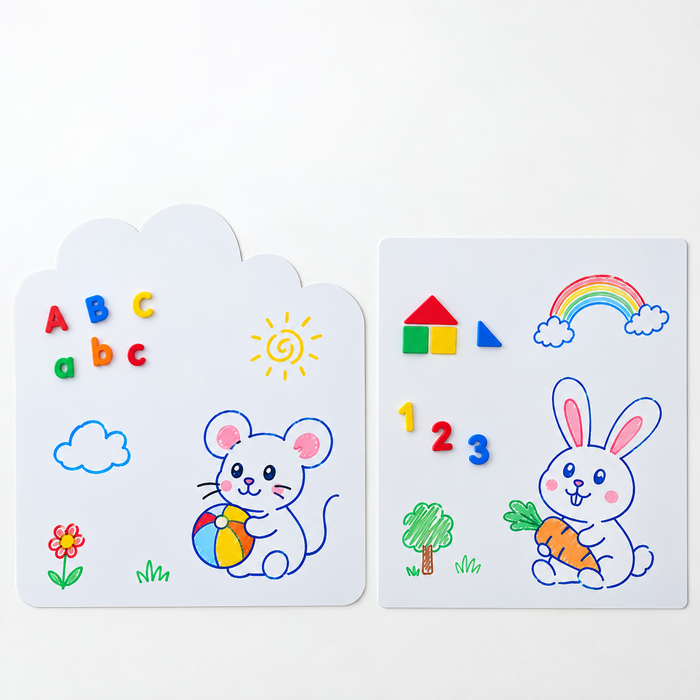 Removable Magnetic Wall Whiteboard Sticker Cloud Or Rectangle Designs
