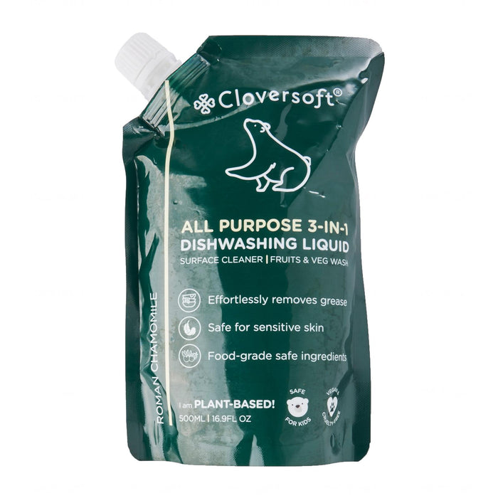 Cloversoft 3 In 1 Dishwashing Liquid: Your All-Purpose Solution for a Cleaner and Safer Home